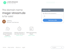Tablet Screenshot of mega-stream.de